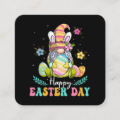 Happy Oaster Day Quadratische Visitenkarte (Vorderseite)