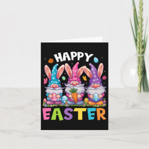 Happy Oaster Day Rabbit Egg Jagen Osterfest Bunny  Karte