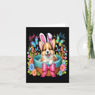 Happy Oaster Day Welsh Corgi Dog Liebhaber Ostern Karte