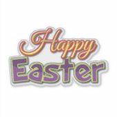Happy Oaster decal Aufkleber (Vorderseite)