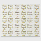 Happy Oaster Decorative Text Baby Chics Geschenkpapier (Flach)