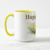 Happy Oaster Decorative Text Baby Chics Tasse (Links)