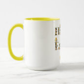 Happy Oaster Decorative Text Baby Chics Tasse (Links)