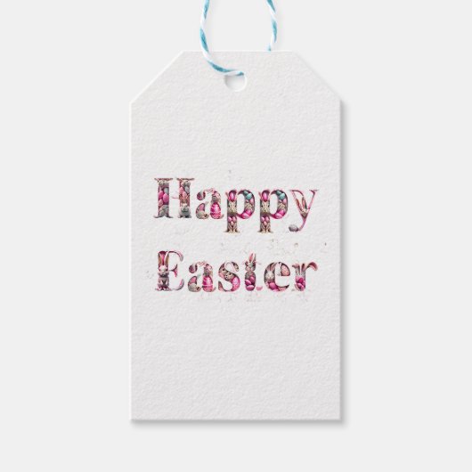 Happy Oaster Decorative Text Geschenkanhänger (Vorderseite)