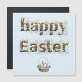 Happy Oaster Decorative Text Magnetkarte (Vorne/Hinten)