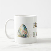 Happy Oaster Decorative Text Ostereier Kaffeetasse (Links)