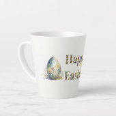 Happy Oaster Decorative Text Ostereier Milchtasse (Linke Ecke)