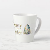 Happy Oaster Decorative Text Ostereier Milchtasse (Rechte Ecke)
