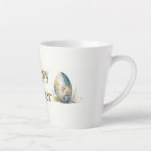 Happy Oaster Decorative Text Ostereier Milchtasse (Rechts)