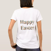 Happy Oaster Decorative Text T-Shirt (Rückseite)