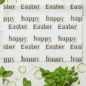 Happy Oaster Decorative Wildblume Geschirrtuch (Gefaltet)