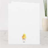 Happy Oaster Decorative Wildblume Karte (Rückseite)