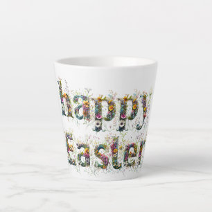 Happy Oaster Decorative Wildblume Milchtasse
