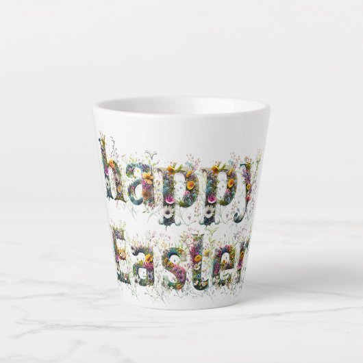 Happy Oaster Decorative Wildblume Milchtasse (Vorderseite)