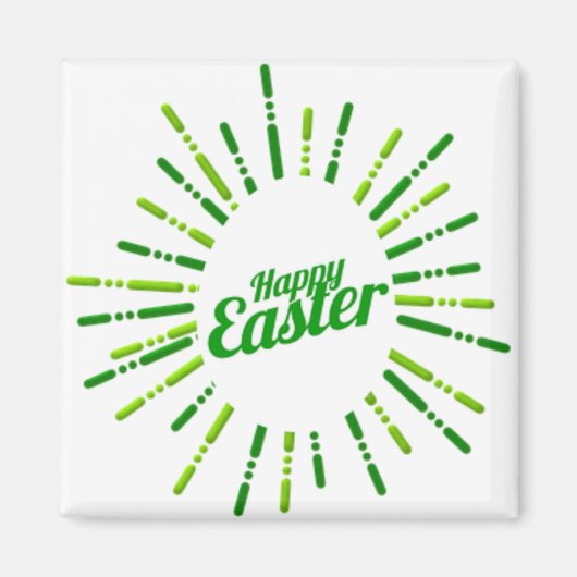 Happy Oaster Design Magnet (Vorne)