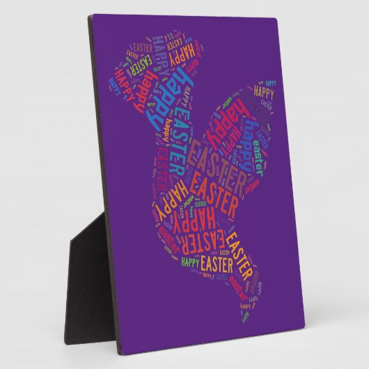 Happy Oaster Dove Grußtext Fotoplatte (Seite)