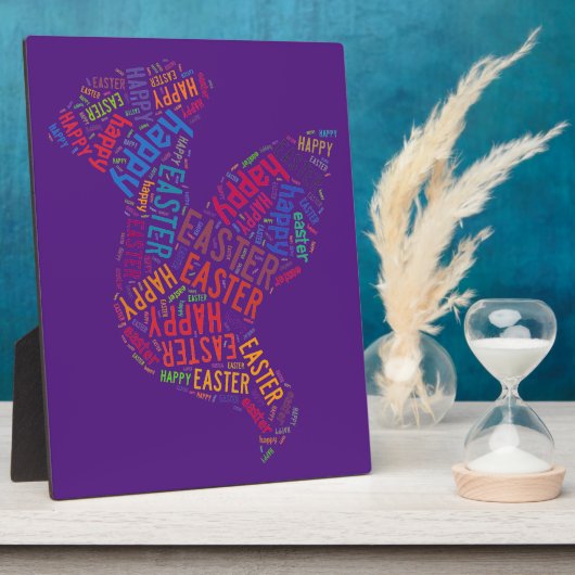 Happy Oaster Dove Grußtext Fotoplatte (Seite)