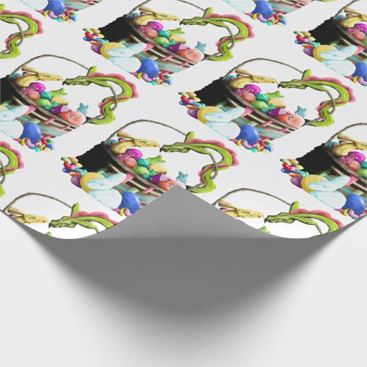 Happy Oaster Dragons Geschenkpapier (Ecke)