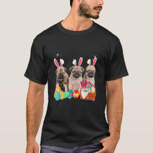 Happy Oaster Drei Mops Hundshund Lover T-Shirt