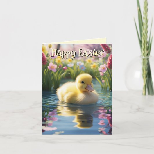 Happy Oaster Duckling Karte (Vorderseite)