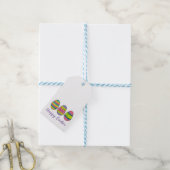 Happy Oaster Dyed Painted Egg Hunt Eggs Geschenkanhänger (Mit Garn)