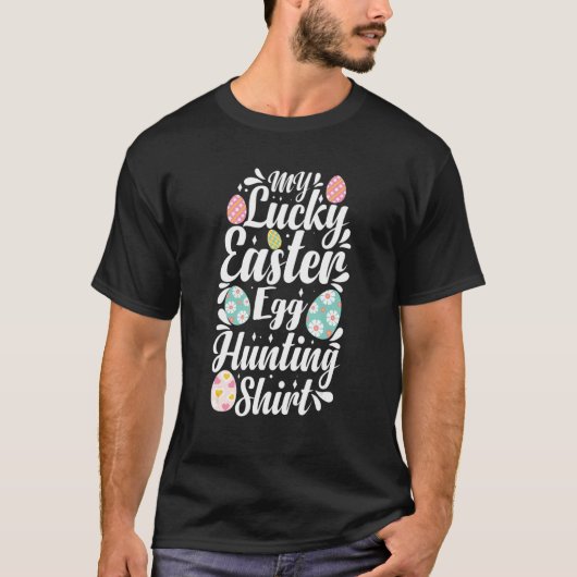 Happy Oaster Easter Egg Jagen 2 T-Shirt (Vorderseite)