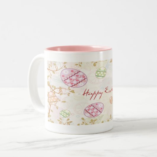Happy Oaster Egg 2 Tasse (Vorderseite Links)