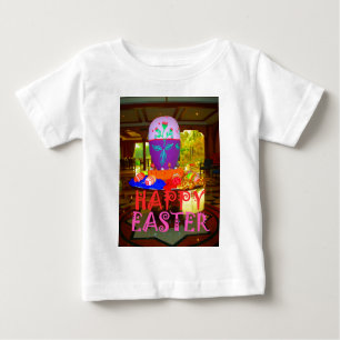 Happy Oaster Egg Center für Frühjahr Baby T-shirt
