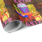 Happy Oaster Egg Center für Frühjahr Geschenkpapier (Rolleneckpunkt)