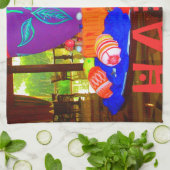 Happy Oaster Egg Center für Frühjahr Handtuch (Gefaltet)