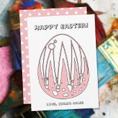 Happy Oaster Egg Child's Coloring Page