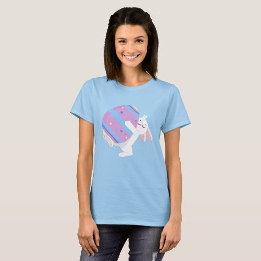 Happy Oaster Egg Hase T-Shirt (Vorne ganz)