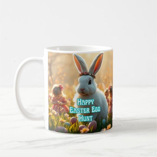 Happy Oaster Egg Hunt Day Kaffeetasse (Links)