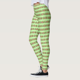 Happy Oaster Egg Hunt Grüne lackierte Eier Leggings