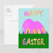 Happy Oaster Egg Postkarte (Vorne/Hinten)