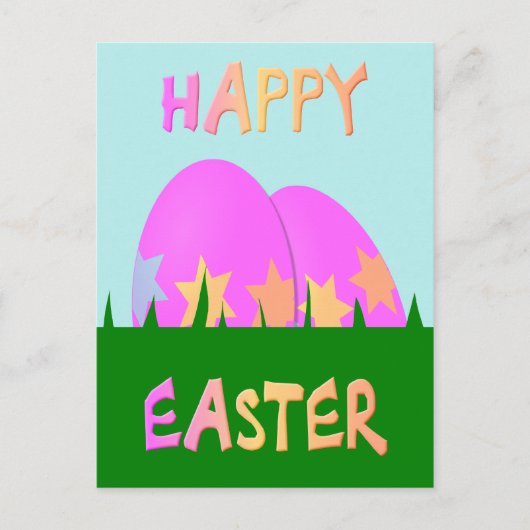 Happy Oaster Egg Postkarte (Vorderseite)