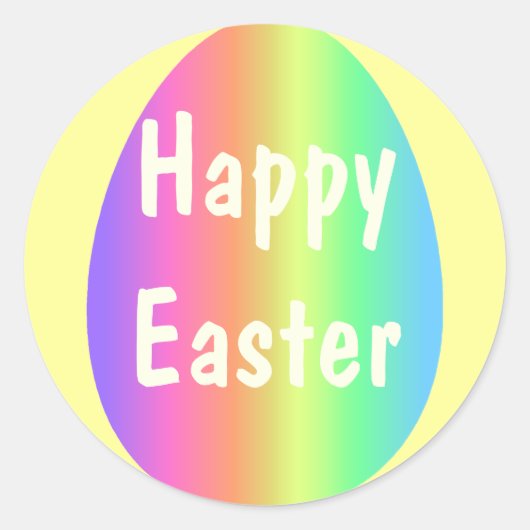 Happy Oaster Egg Sticker (Vorderseite)