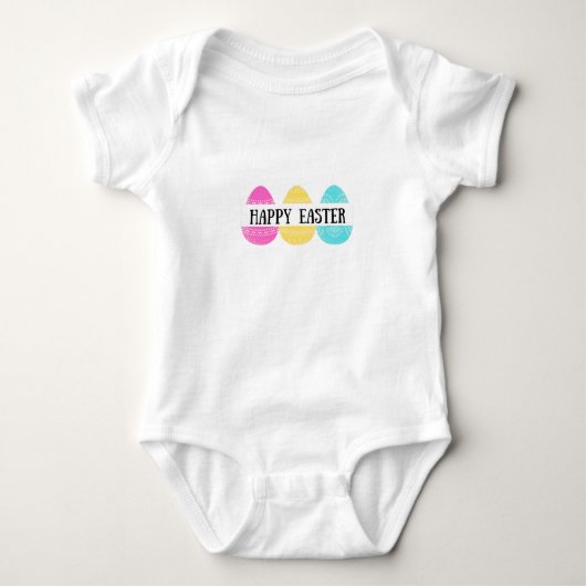 Happy Oaster Eggs Baby Strampler (Vorderseite)