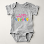 Happy Oaster & Eggs Baby Strampler (Vorderseite)