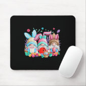 Happy Oaster Eggs Bunny Gnomes Bowling Lover Easte Mousepad (Mit Mouse)