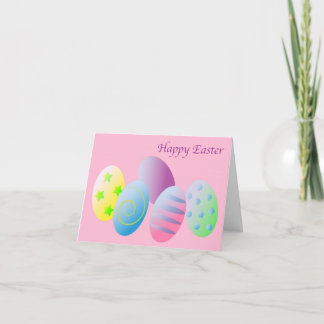 Happy Oaster Eggs, die im Segen individuell angepa Feiertagskarte