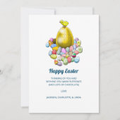 Happy Oaster Eggs Feiertagskarte (Vorderseite)