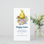 Happy Oaster Eggs Feiertagskarte (Stehend Vorderseite)