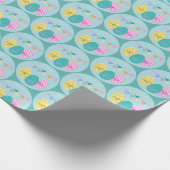 Happy Oaster Eggs Geschenkpapier (Ecke)