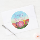 Happy Oaster Eggs Grass Spring Sticker (Umschlag)