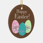Happy Oaster Eggs Ornament Round (Rechts)