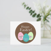 Happy Oaster Eggs Postkarte (Stehend Vorderseite)
