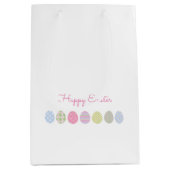 Happy Oaster Eggs Sweet Spring Pastels Mittlere Geschenktüte (Vorderseite)