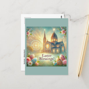 "Happy Oaster: Ein Tag der Liebe und des Lachens" Postkarte