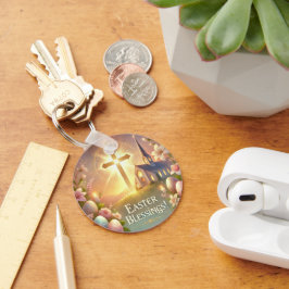 "Happy Oaster: Ein Tag der Liebe und des Lachens" Schlüsselanhänger